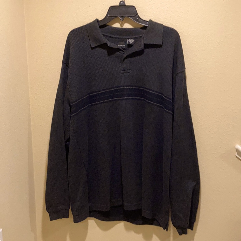 Arrow USA 1851 dark gray long sleeve heavy shirt